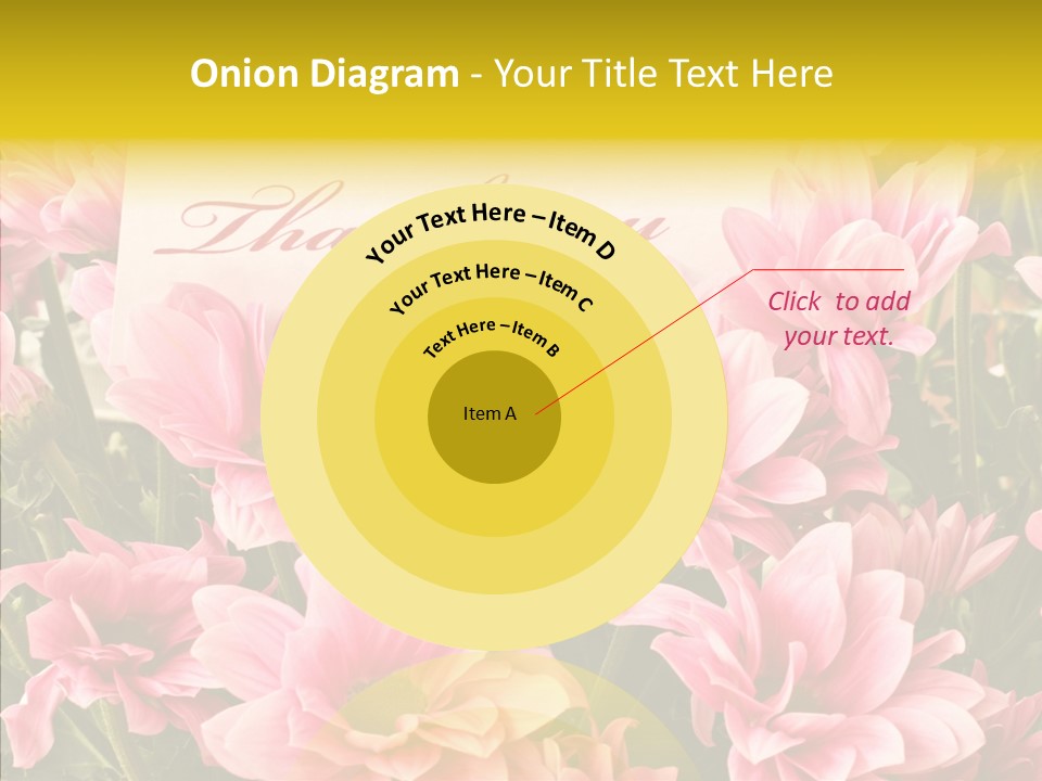 Floral Bloom Message PowerPoint Template