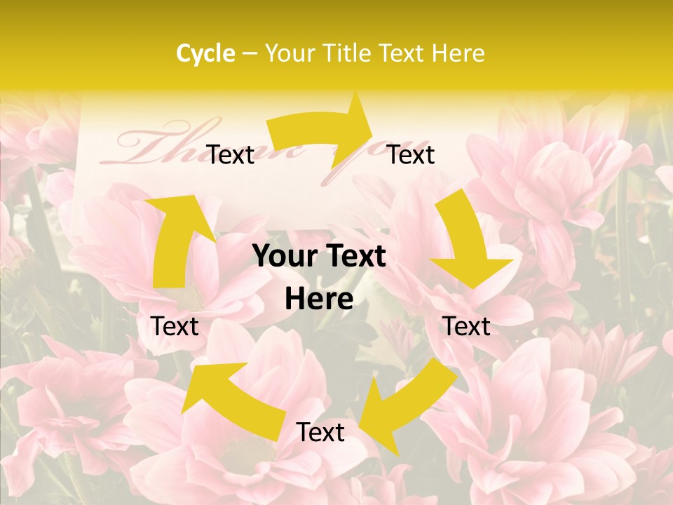 Floral Bloom Message PowerPoint Template