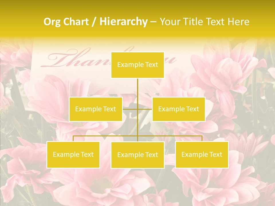 Floral Bloom Message PowerPoint Template