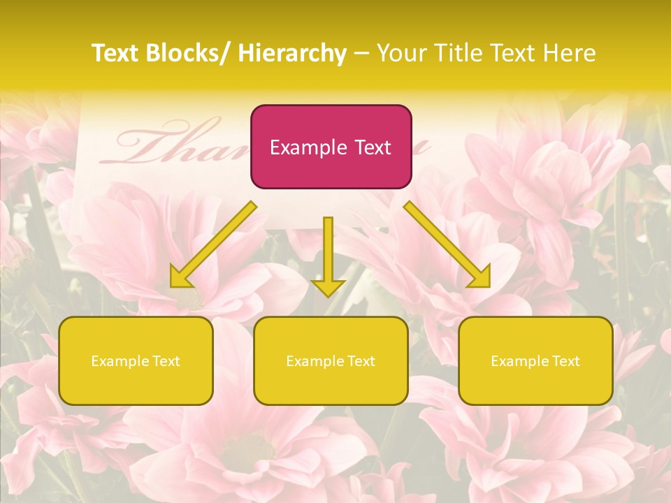 Floral Bloom Message PowerPoint Template