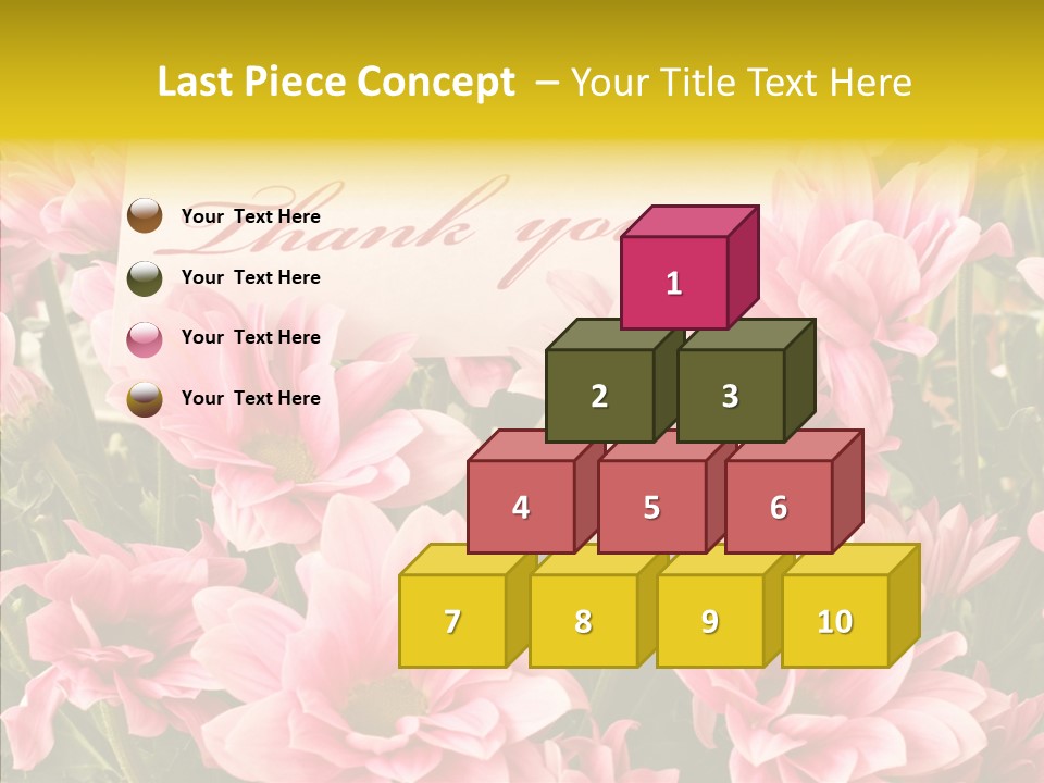 Floral Bloom Message PowerPoint Template
