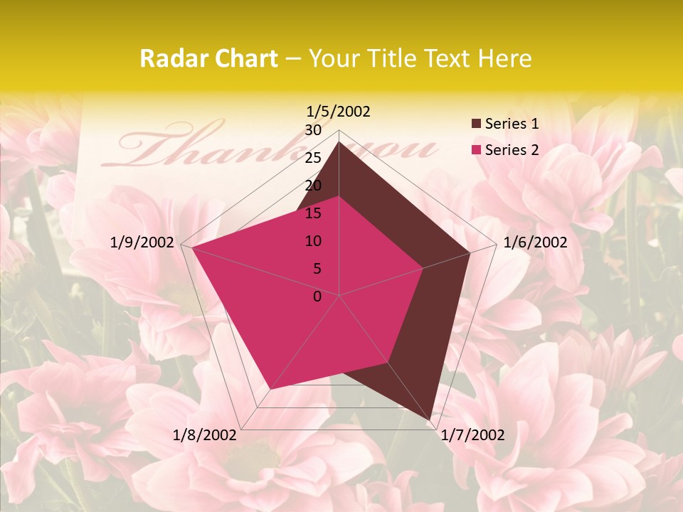 Floral Bloom Message PowerPoint Template