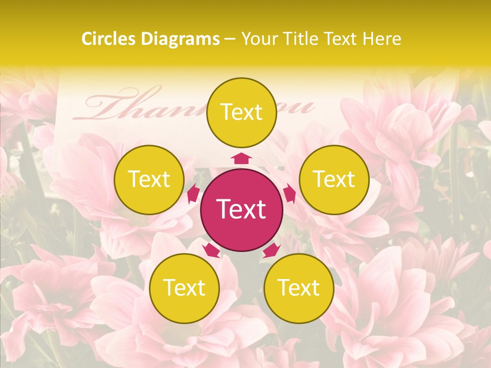Floral Bloom Message PowerPoint Template