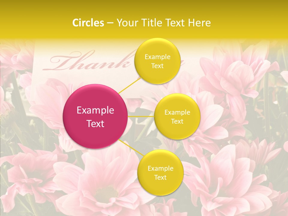 Floral Bloom Message PowerPoint Template