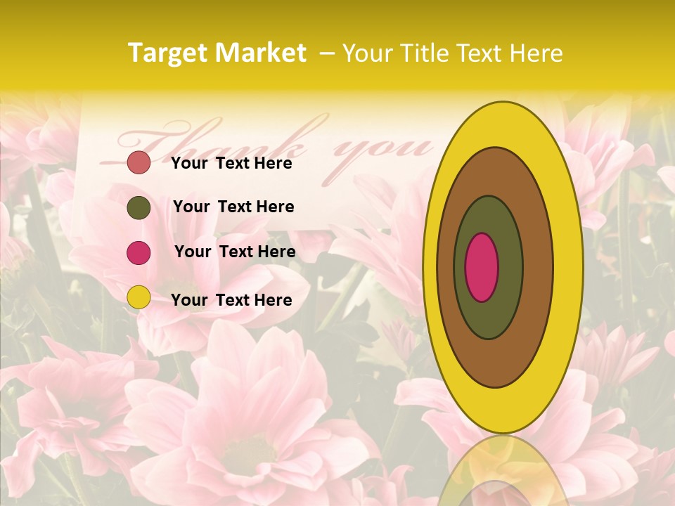 Floral Bloom Message PowerPoint Template