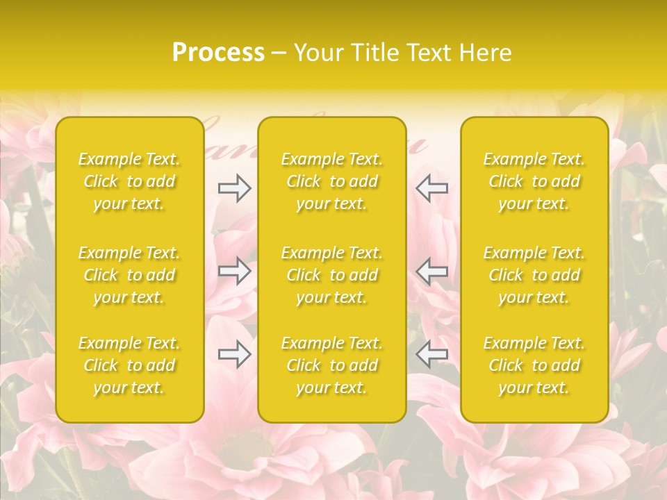 Floral Bloom Message PowerPoint Template