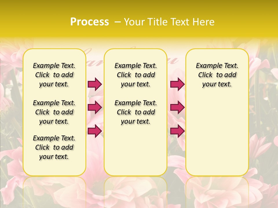 Floral Bloom Message PowerPoint Template