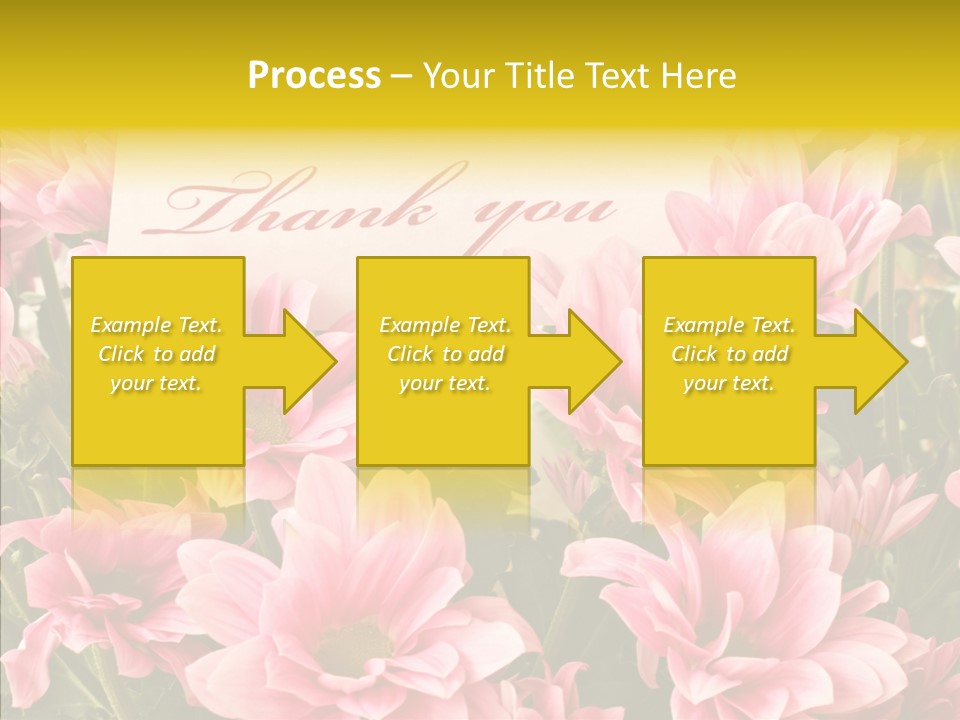 Floral Bloom Message PowerPoint Template