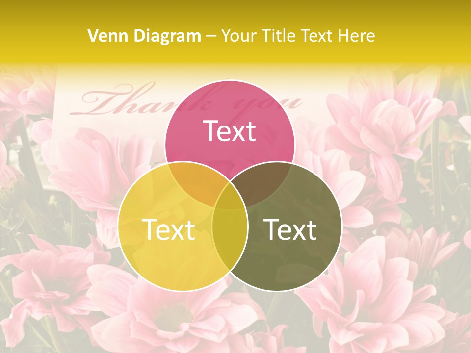 Floral Bloom Message PowerPoint Template