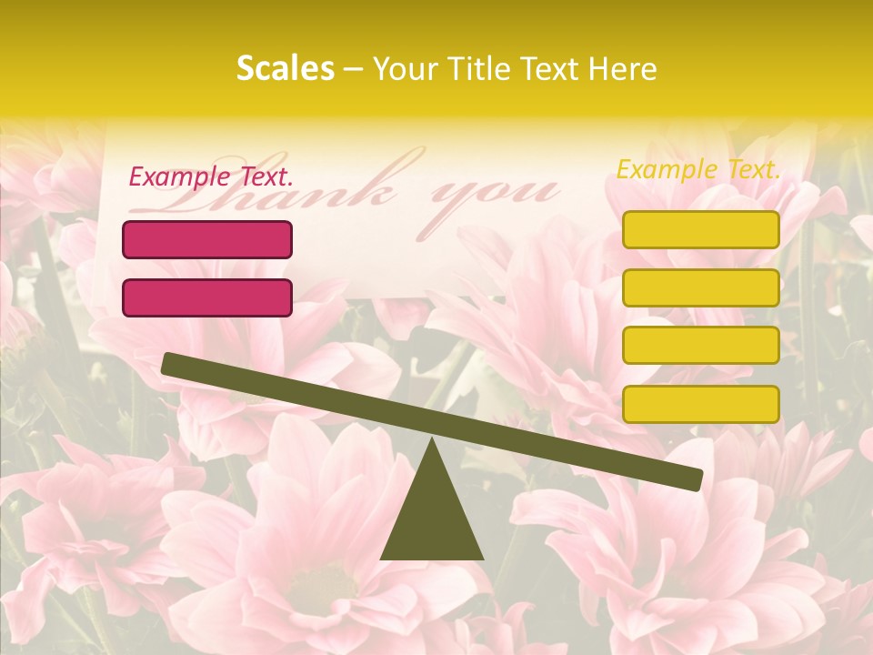 Floral Bloom Message PowerPoint Template