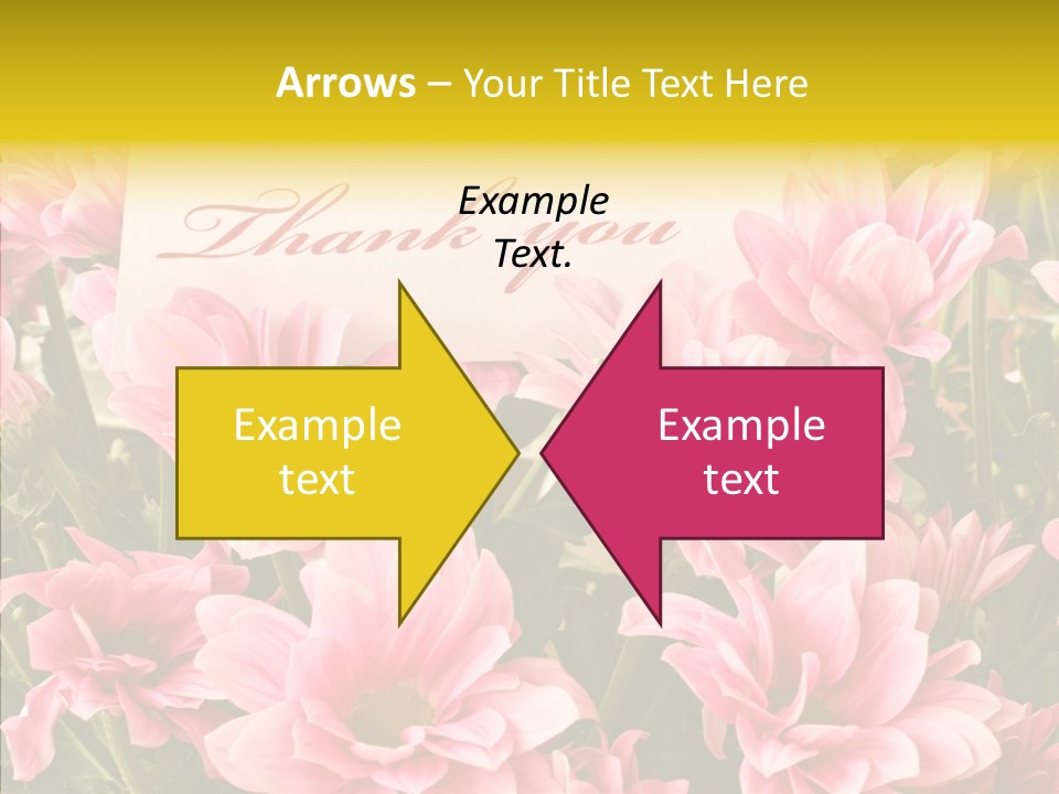 Floral Bloom Message PowerPoint Template