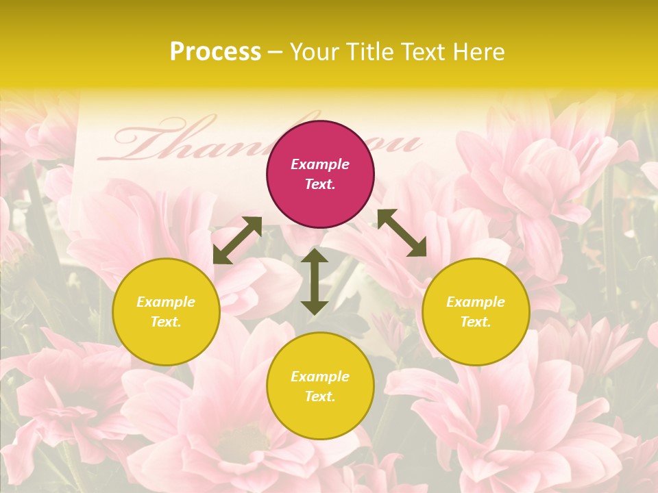Floral Bloom Message PowerPoint Template