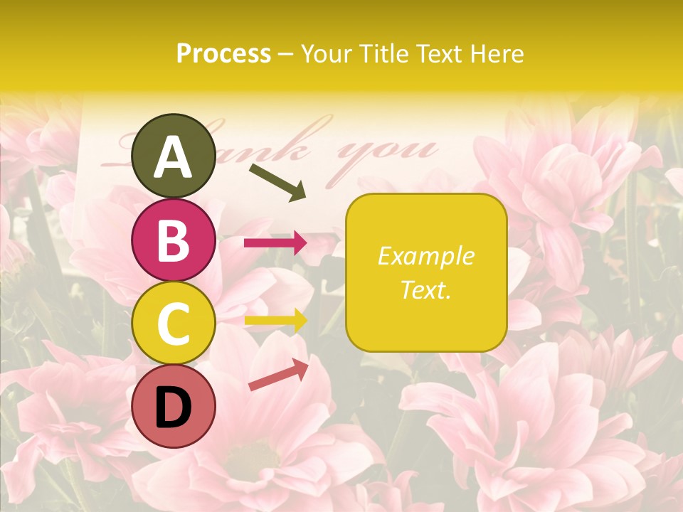 Floral Bloom Message PowerPoint Template