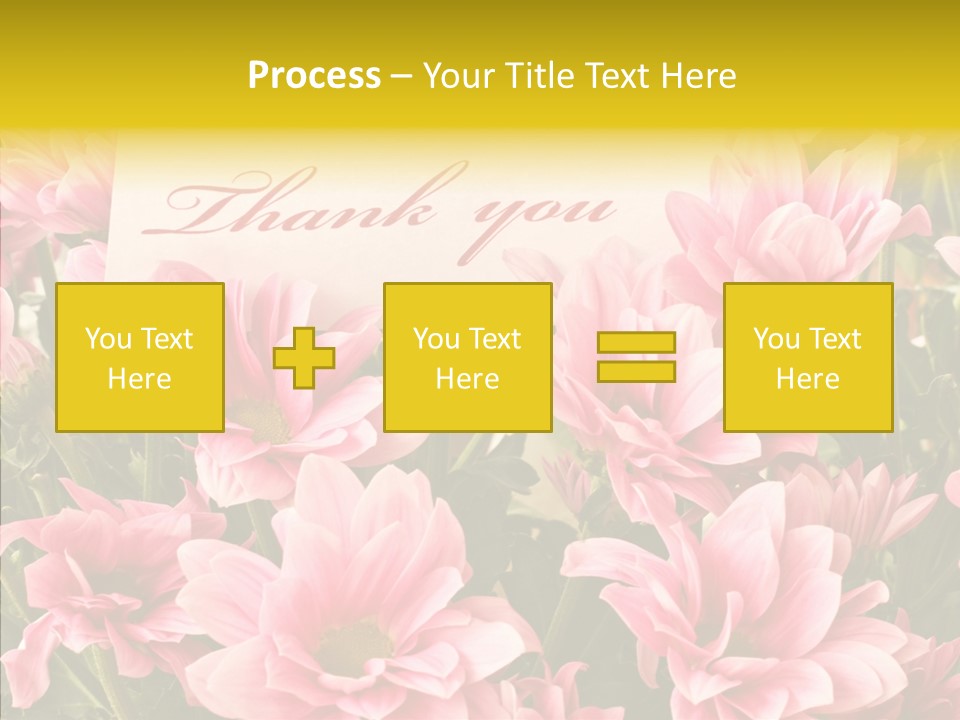 Floral Bloom Message PowerPoint Template