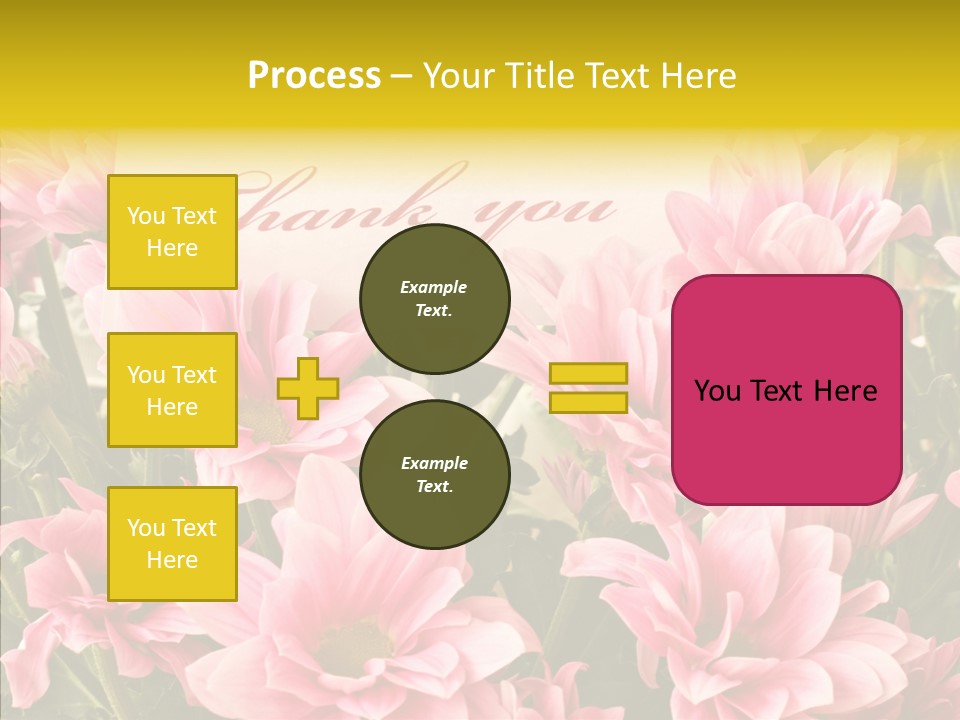 Floral Bloom Message PowerPoint Template