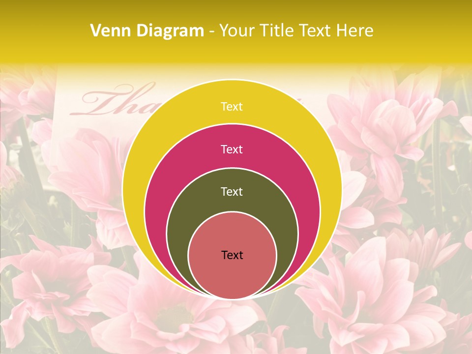 Floral Bloom Message PowerPoint Template