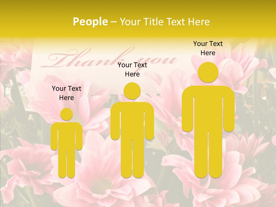 Floral Bloom Message PowerPoint Template