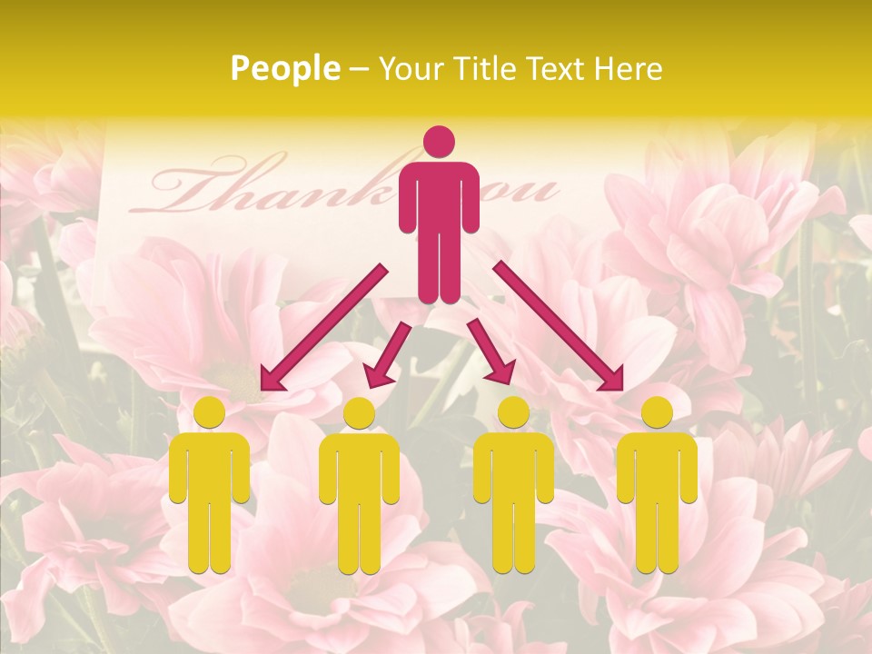 Floral Bloom Message PowerPoint Template