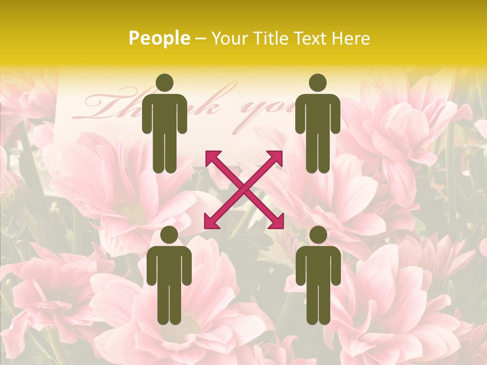 Floral Bloom Message PowerPoint Template