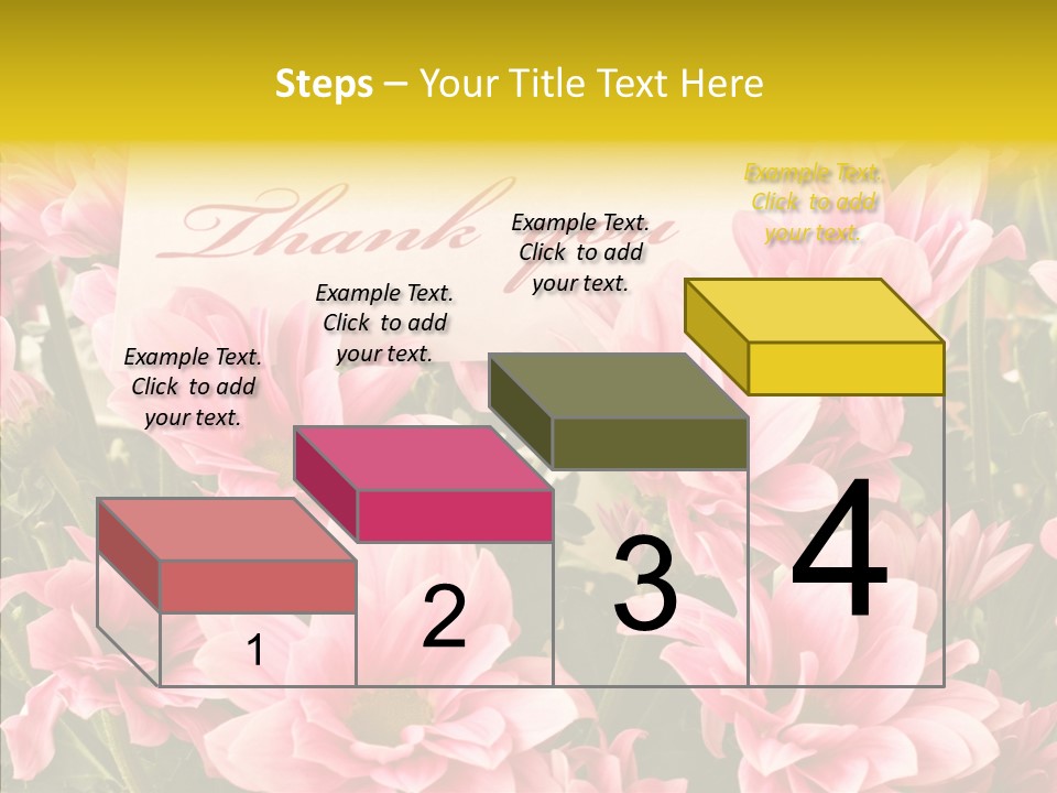 Floral Bloom Message PowerPoint Template