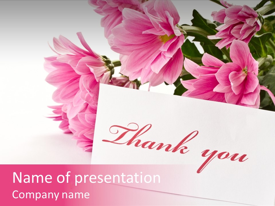 Card You Invitation PowerPoint Template