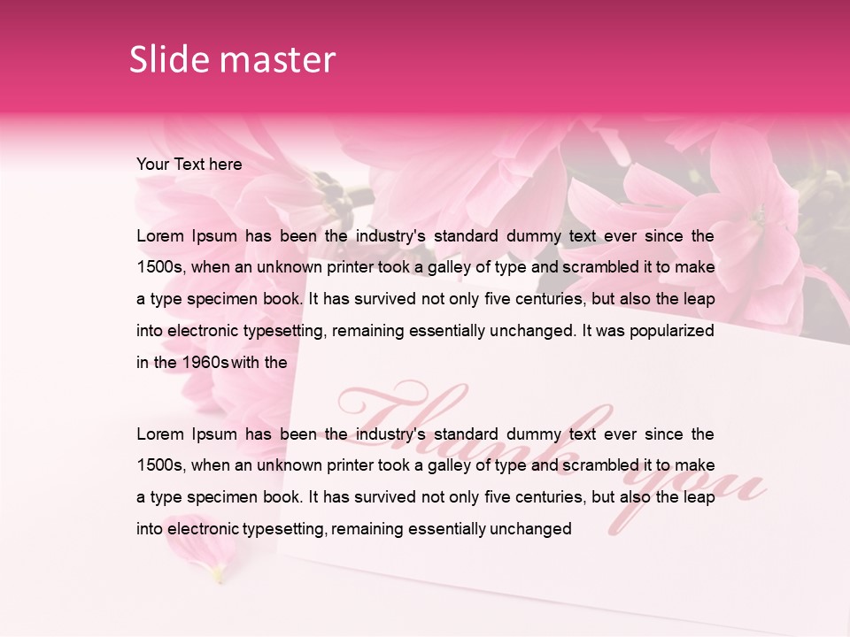 Card You Invitation PowerPoint Template