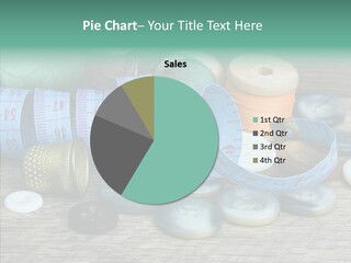 Color Thimble Supplies PowerPoint Template