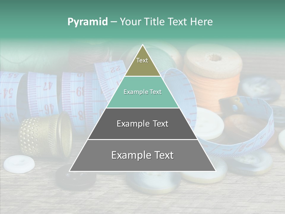 Color Thimble Supplies PowerPoint Template