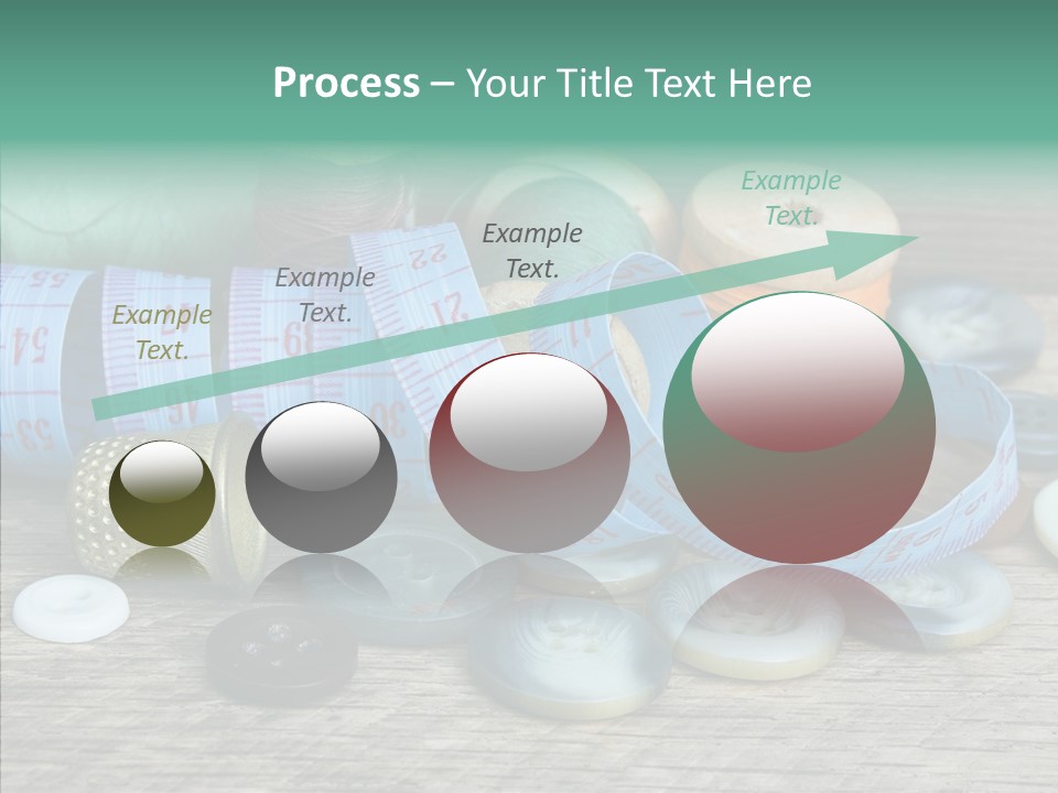 Color Thimble Supplies PowerPoint Template