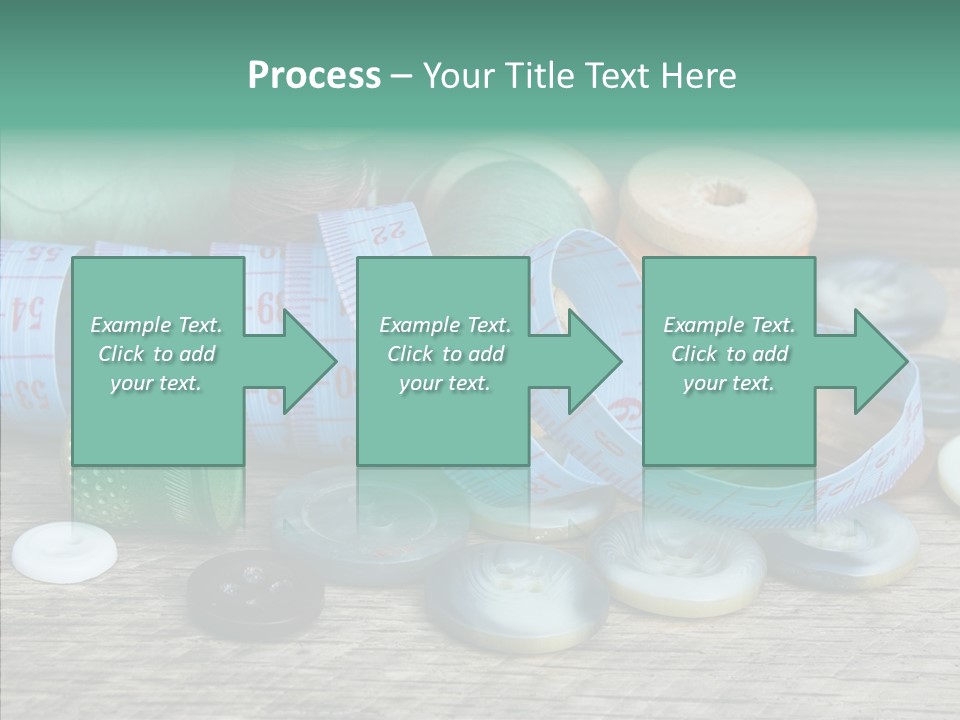 Color Thimble Supplies PowerPoint Template