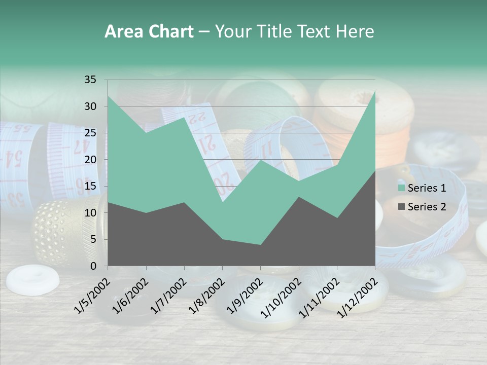 Color Thimble Supplies PowerPoint Template