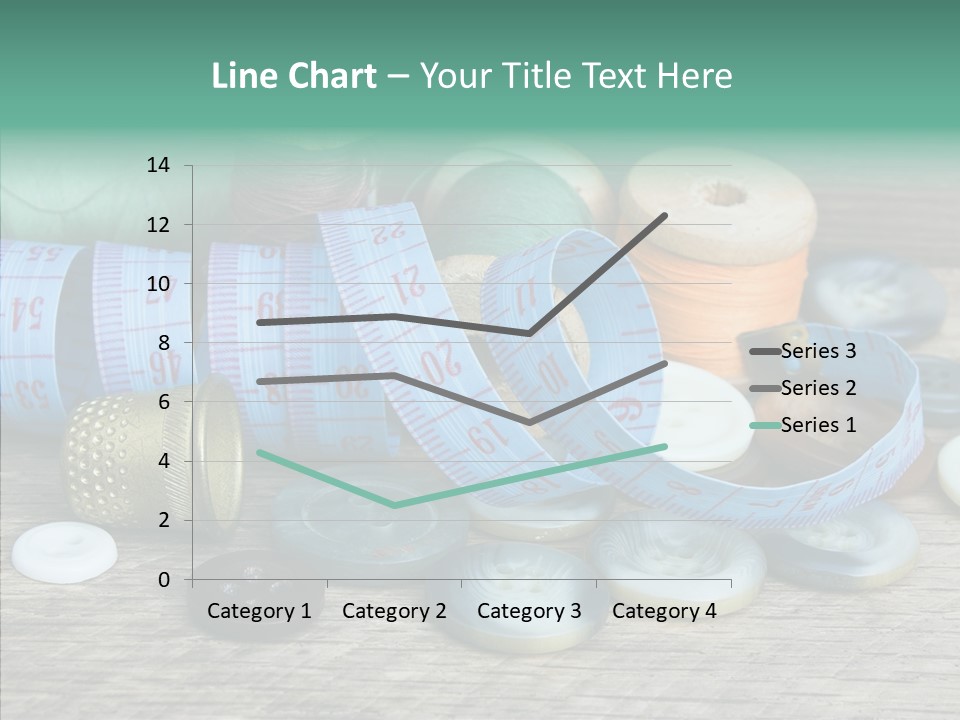 Color Thimble Supplies PowerPoint Template