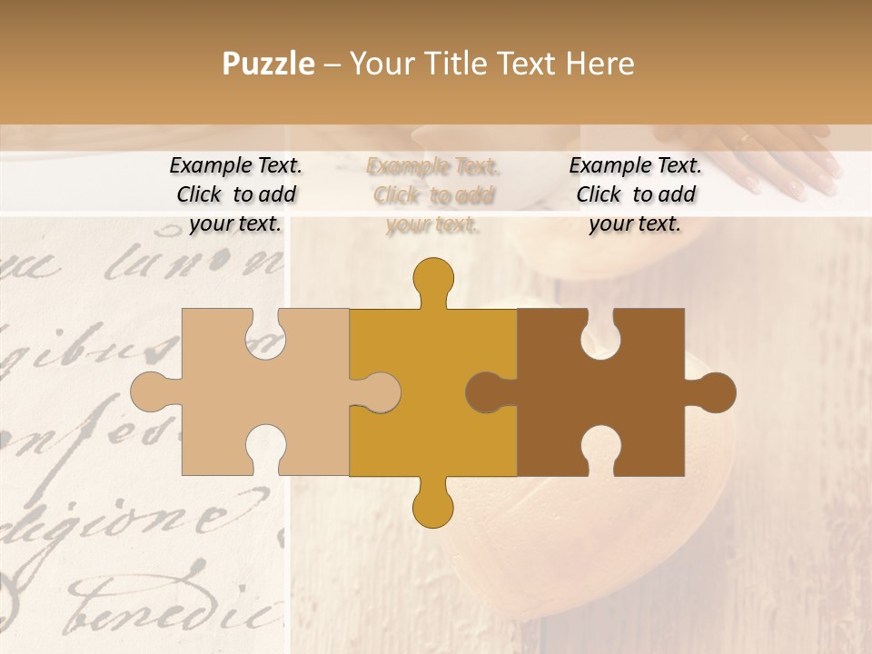 Wedding Rings Jewelry Decoration PowerPoint Template