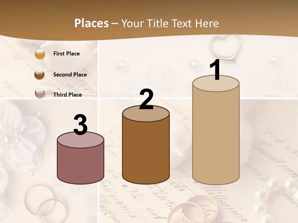 Wedding Background Set Symbol PowerPoint Template