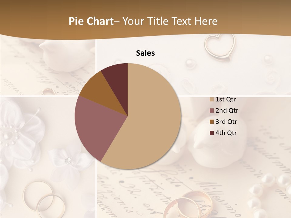 Wedding Background Set Symbol PowerPoint Template