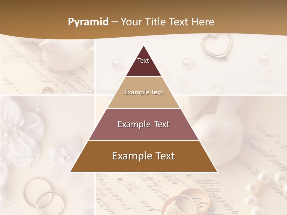 Wedding Background Set Symbol PowerPoint Template