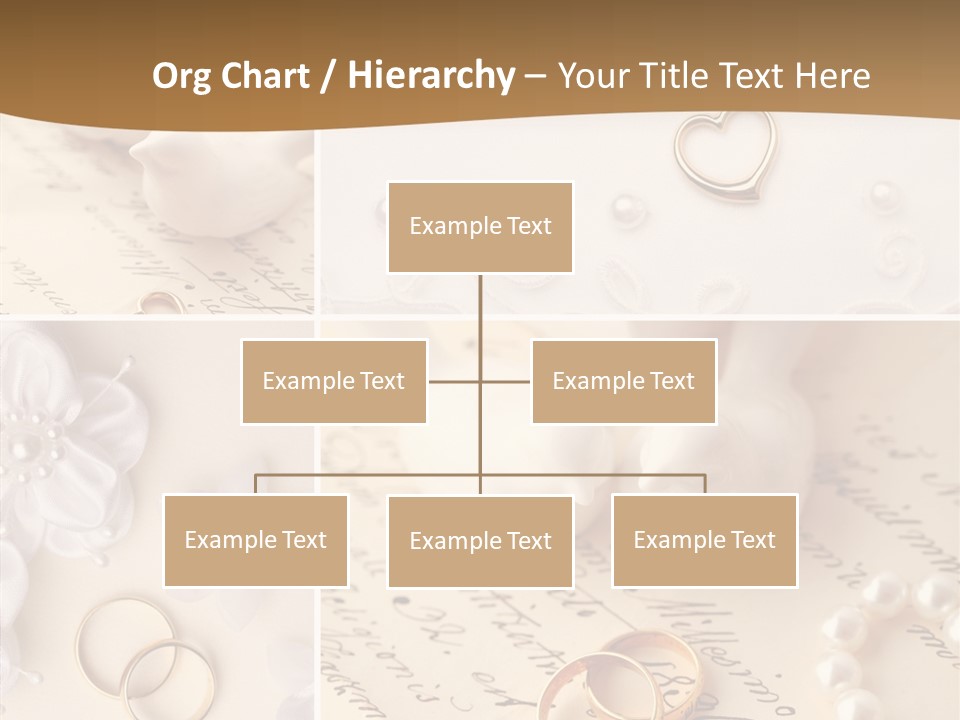 Wedding Background Set Symbol PowerPoint Template