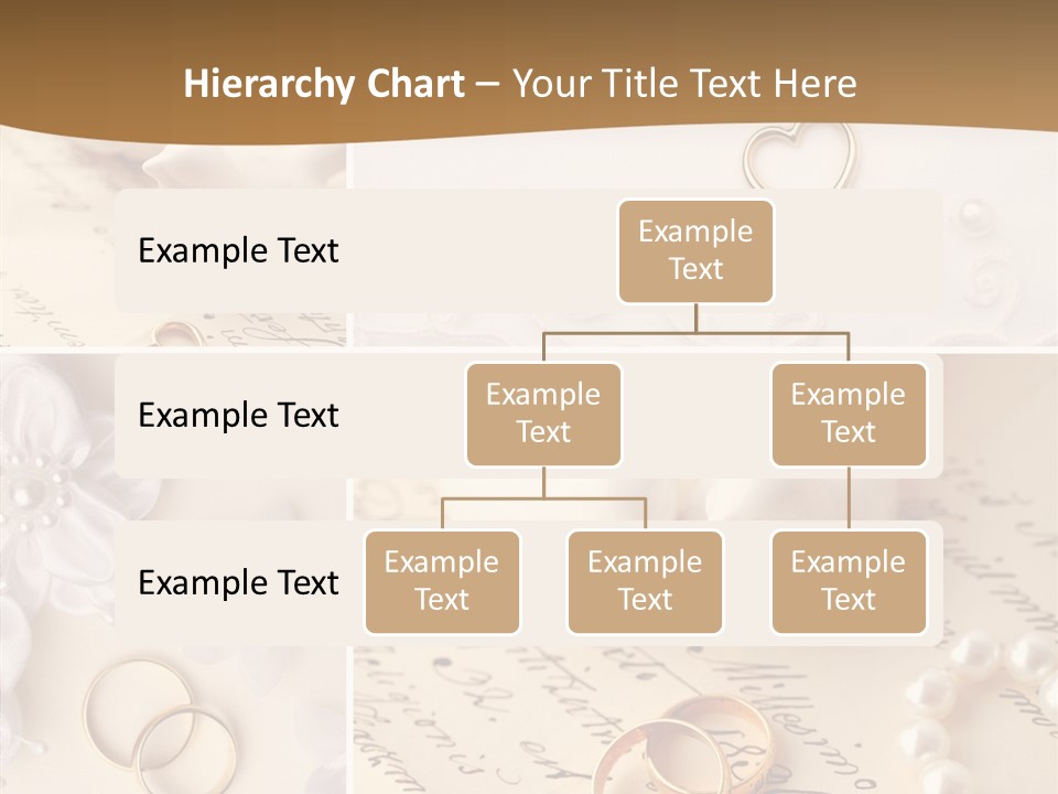 Wedding Background Set Symbol PowerPoint Template