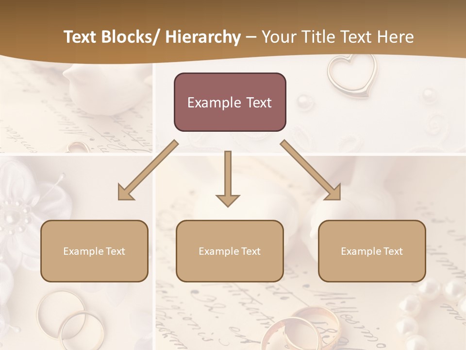 Wedding Background Set Symbol PowerPoint Template