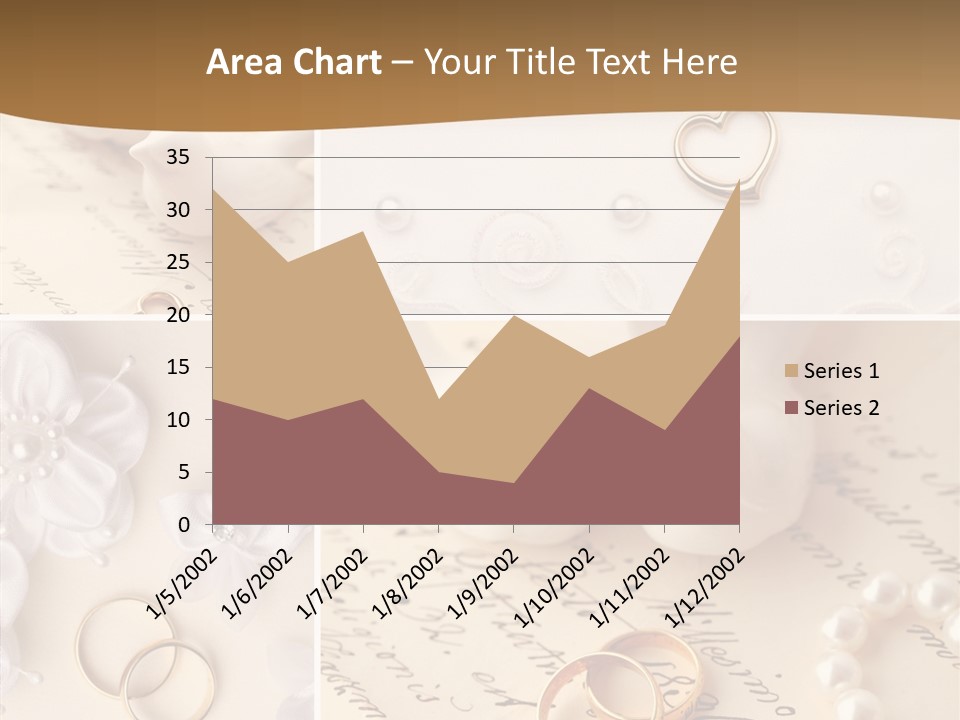 Wedding Background Set Symbol PowerPoint Template