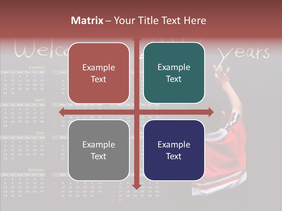 Week Cute Kid PowerPoint Template