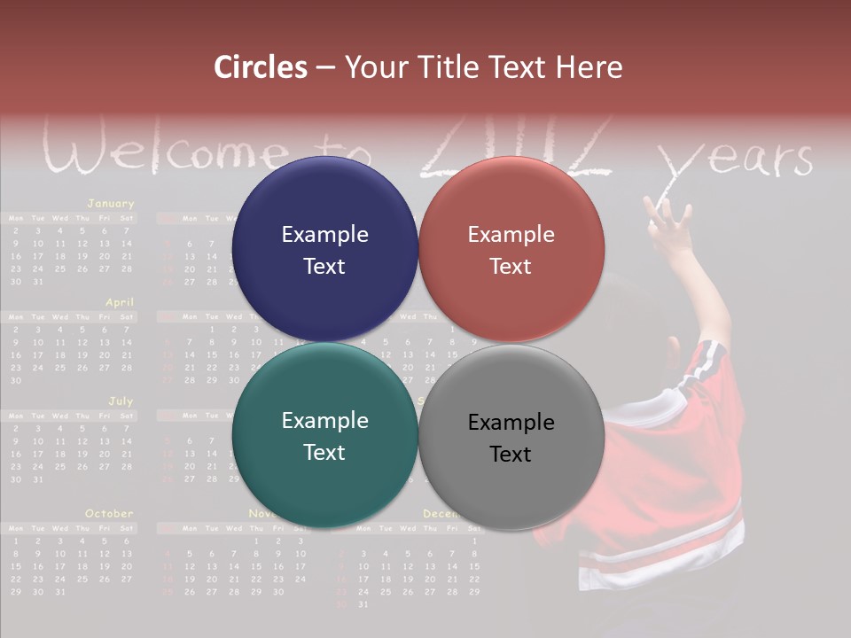 Week Cute Kid PowerPoint Template