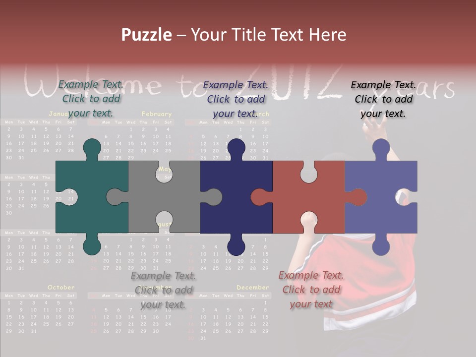 Week Cute Kid PowerPoint Template