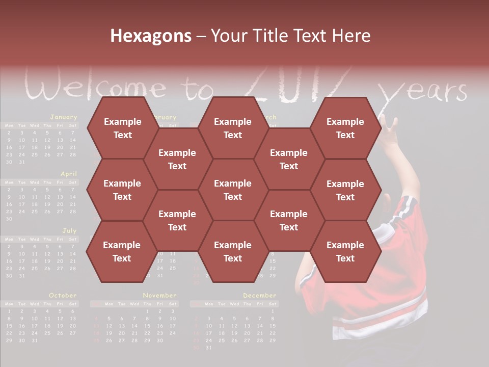 Week Cute Kid PowerPoint Template