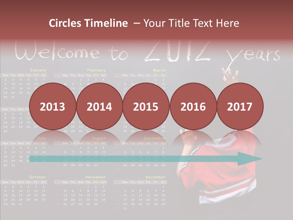 Week Cute Kid PowerPoint Template