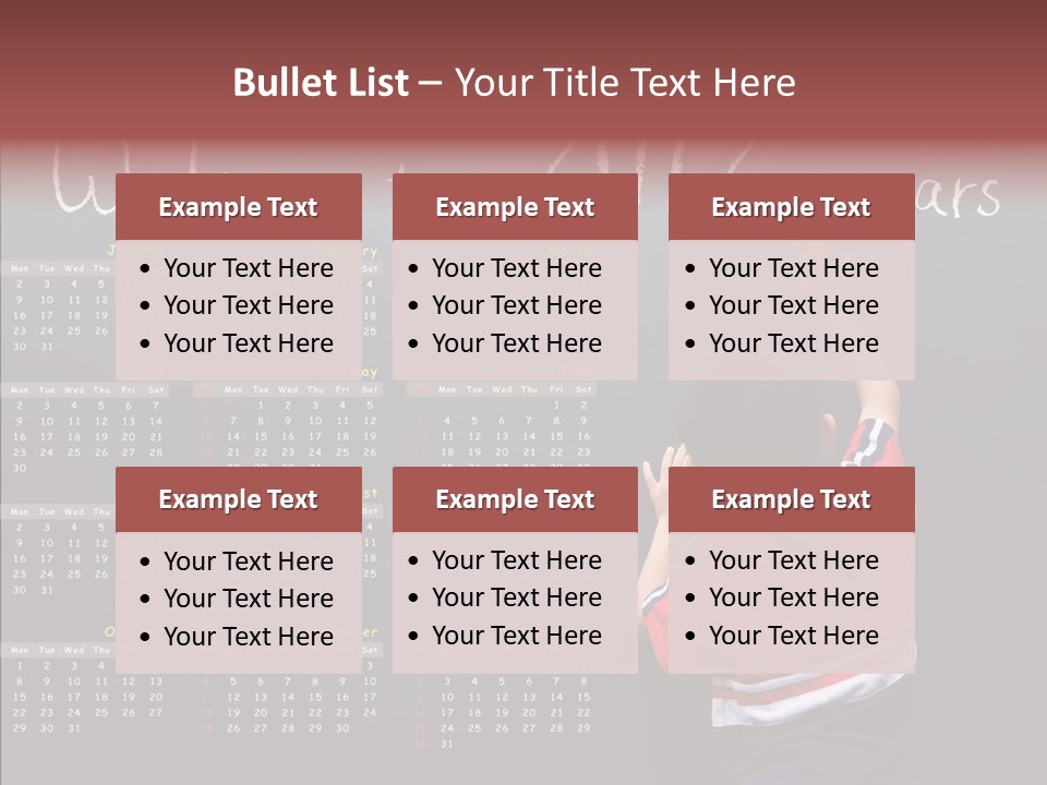 Week Cute Kid PowerPoint Template