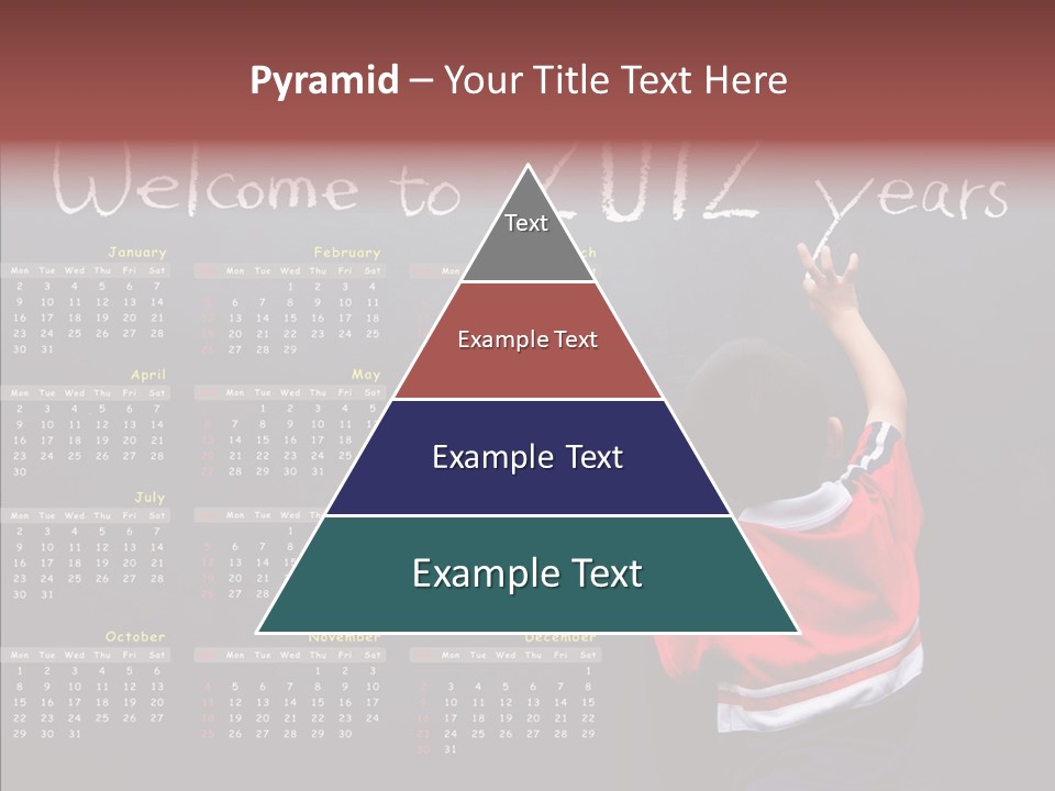 Week Cute Kid PowerPoint Template
