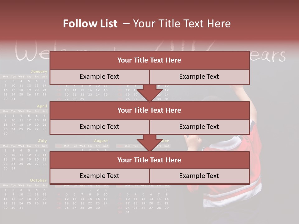 Week Cute Kid PowerPoint Template