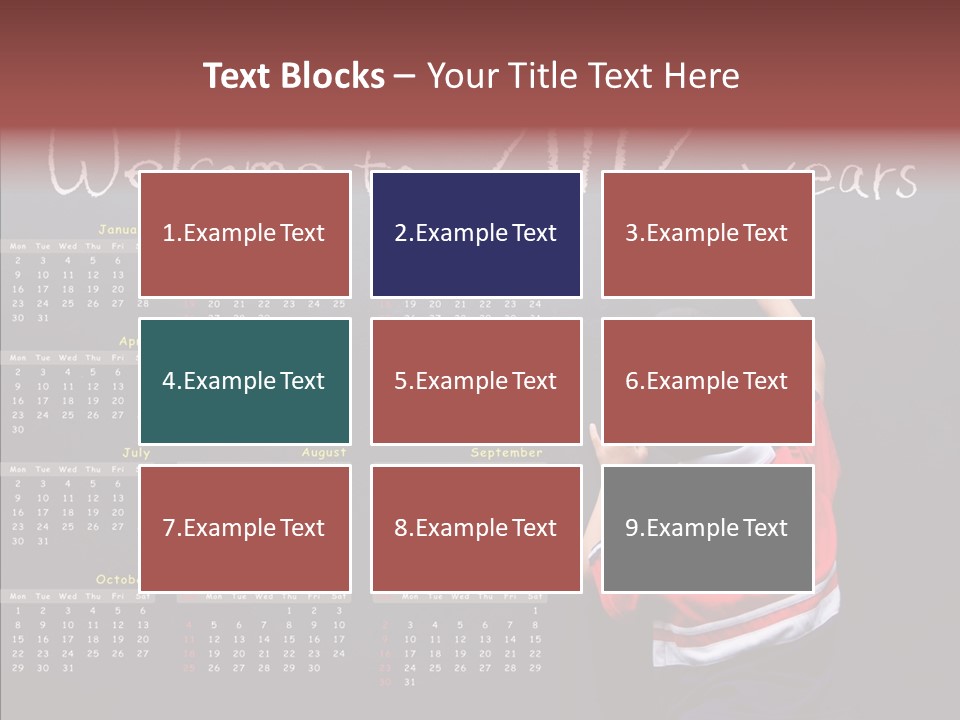 Week Cute Kid PowerPoint Template