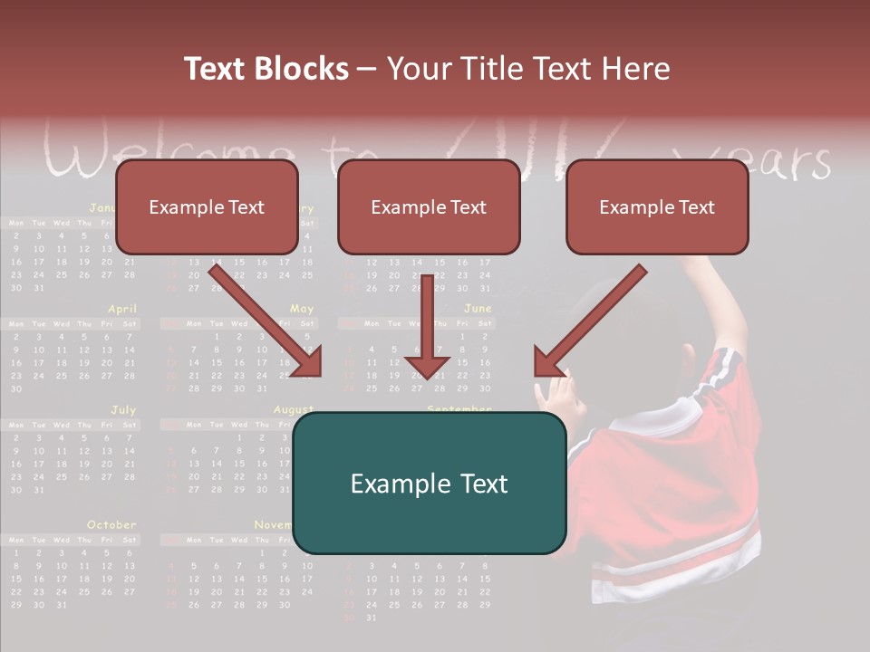 Week Cute Kid PowerPoint Template